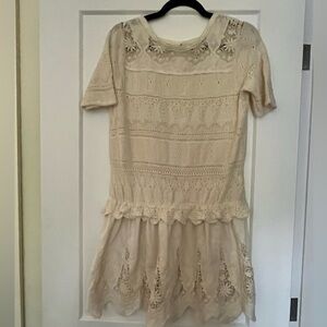 Free People Crochet Boho Dress Tunic